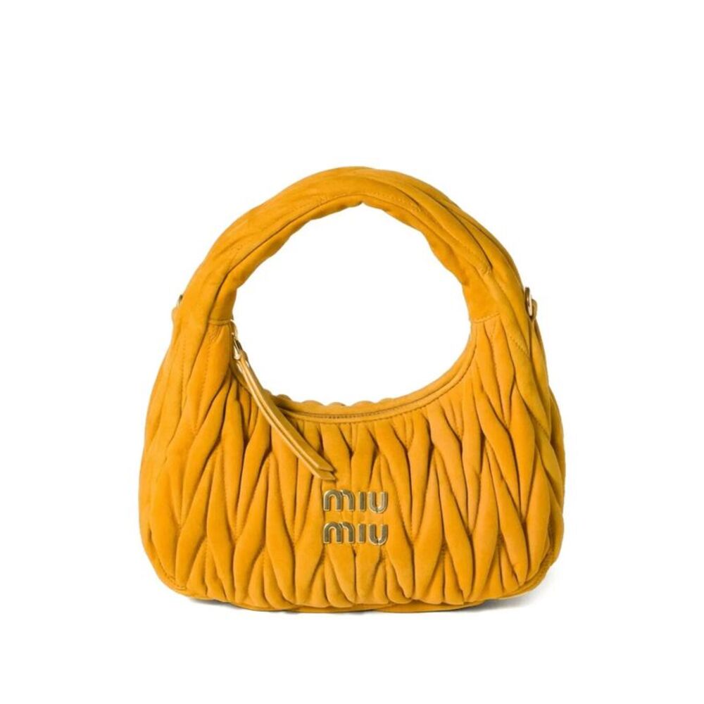 Small Wander Matelassé Suede Bag Women